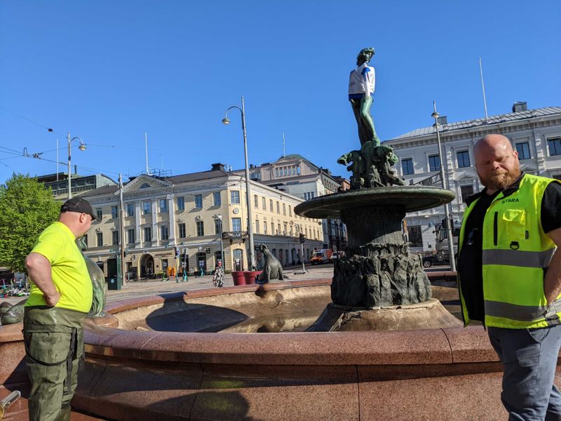 Havis Amanda måndag morgon.