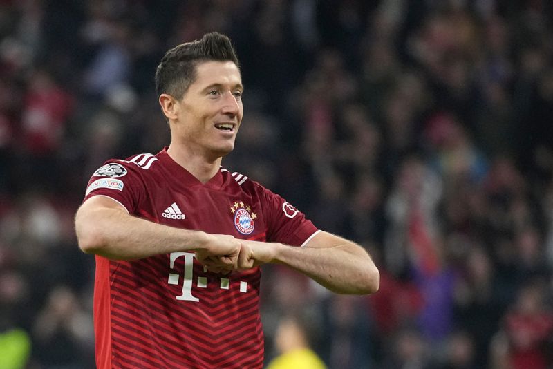 Robert Lewandowski är på väg bort från Bayern München. Arkivbild.