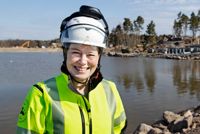  Niina Okkonen är projektchef för bostadsmässan i Lovisa.