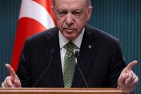 Turkiets president Recep Tayyip Erdoğan bromsar Finlands och Sveriges Natoansökan. Turkiet har bett att Finland lämnar ut personer som landet menar har kopplingar till terrorism. Finland har inte sett att det skulle finnas juridisk grund för det.
