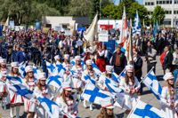 Sångfestvimmel i Karleby 2016.