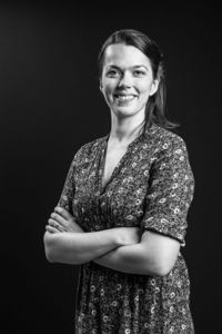 Ida Olsonen, som är ny dirigent för Evivakören.