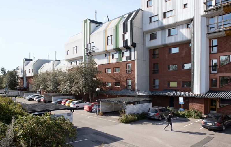 Malmgård präglas av arkitekten Ralph Erskines kvarter.