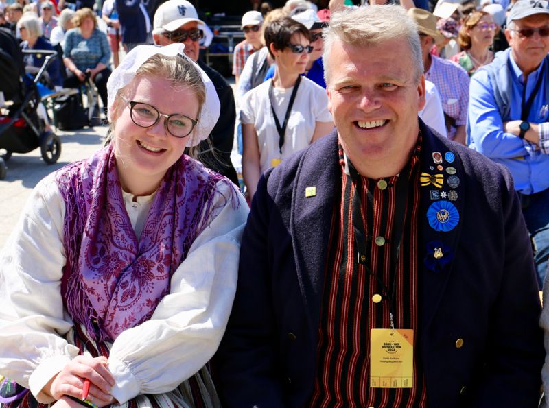 Sara och Patrik Karlsson är nöjda med hur sångfesthelgen har gått och hoppas att körlivet får en boost efter den.