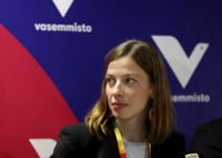 Undervisningsminister Li Andersson (Vänsterförbundet).