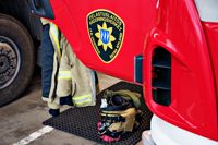 Ett egnahemshus brann upp på Sarvsalö under natten till tisdag.