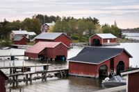 Båthus på Utö.