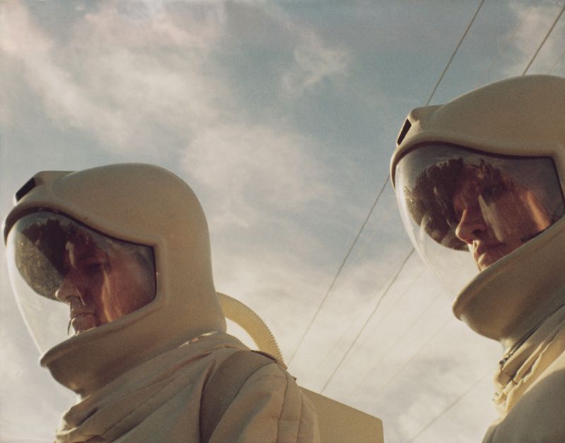 Arthur Hill och James Olson i Andromeda hotar.