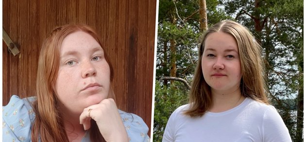 Moa Enberg och Veera Granroth är oroliga över ställningstagandet Åbo Akademi gjort gällande trakasserianklagelserna.