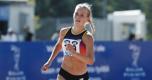 Nathalie Blomqvist vann ! 500 meter i rankingtävlingen i Uleåborg med den hyfsade tiden 4.13,35.