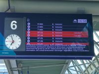 Under tisdagsmorgonen förekommer det störningar i lokaltågtrafiken.
