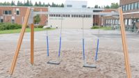 Winellska skolan i Kyrkslätt för årskurserna 1-9 är i dag delvis riven. Bilden är tagen före rivningen. Många skolbyggnader i Kyrkslätt har tampats med problem med inomhusluften.