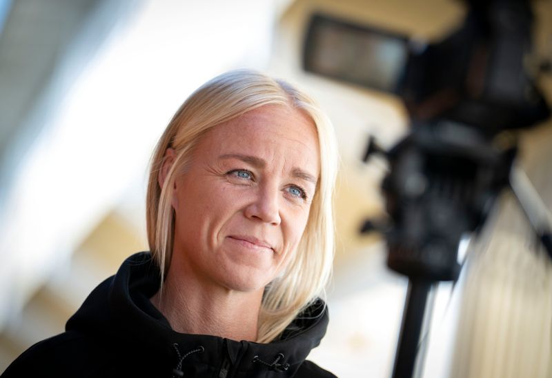 Landslagskaptenen Caroline Seger. Arkivbild.