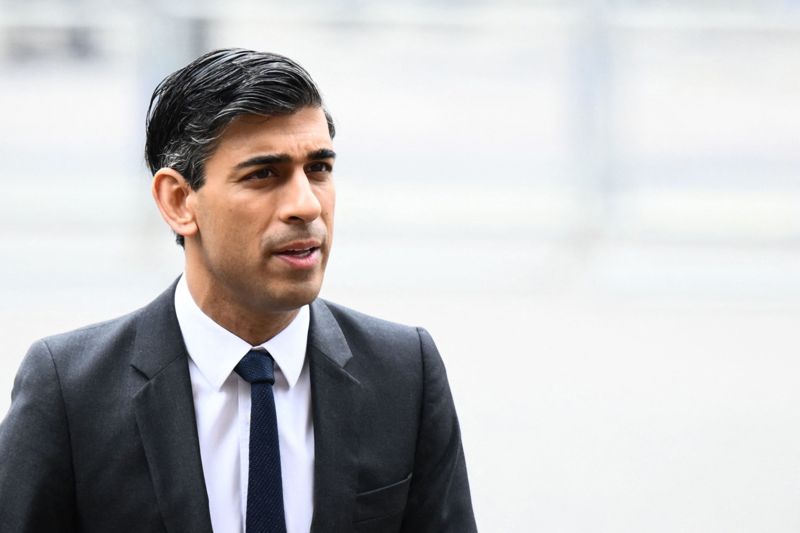 Rishi Sunak finansminister fram till tisdagen.