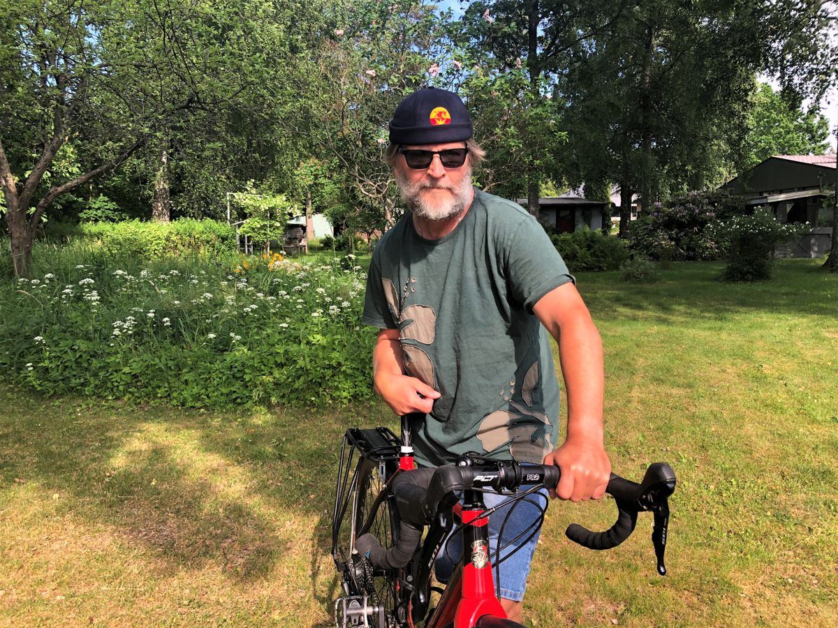 Ulf Wiberg, som till vardags är uppsökande ungdomsarbetare vid Hangö stad, har uppfyllt sin dröm att cykla genom Europa.