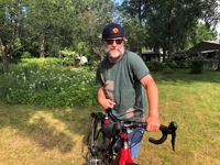 Ulf Wiberg, som till vardags är uppsökande ungdomsarbetare vid Hangö stad, har uppfyllt sin dröm att cykla genom Europa.