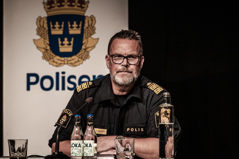 Polischefren på Gotland Fredrik Persson.