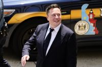 Elon Musk har fått barn med en anställd. Arkivbild.