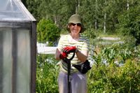 Trädgårdsarbete är en livsstil för mig, säger odlaren Anna Vilva.