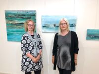 Duo. Pirkko Toivanen och Maj-Lis Ronikonmäki har samarbetat som konstnärer i många år.