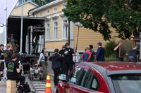 Komediserien Onnela spelas in under början av veckan i Borgå.