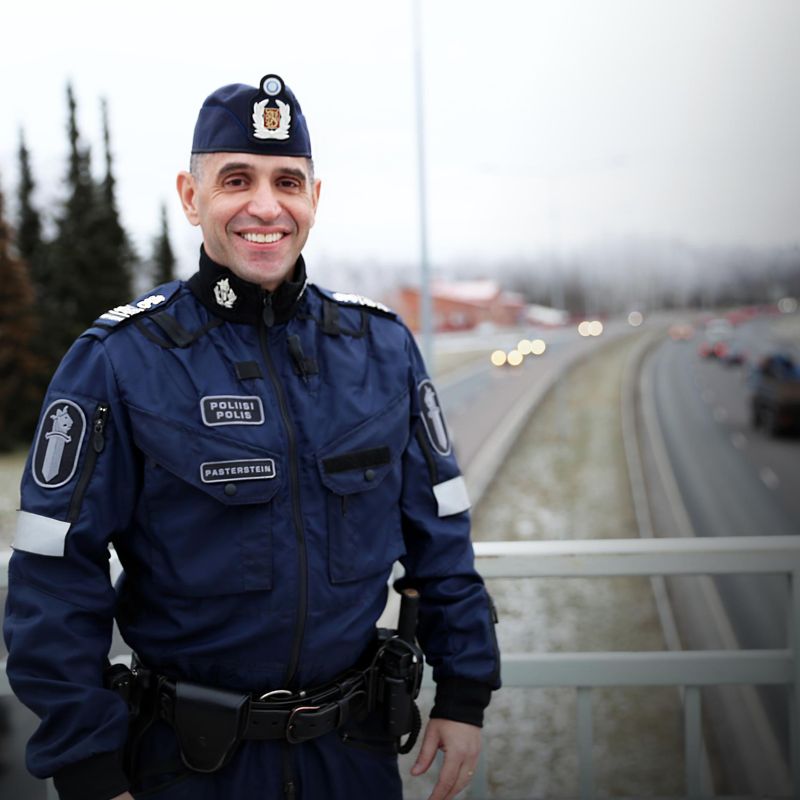 Dennis Pasterstein är chef för Helsingforspolisens trafikövervakning.
