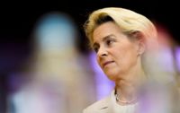 EU-kommissionen, med ordförande Ursula von der Leyen, vill få möjlighet att dra i nödbromsen för gaskonsumtionen om lagernivåerna blir för låga i vinter. Arkivbild.