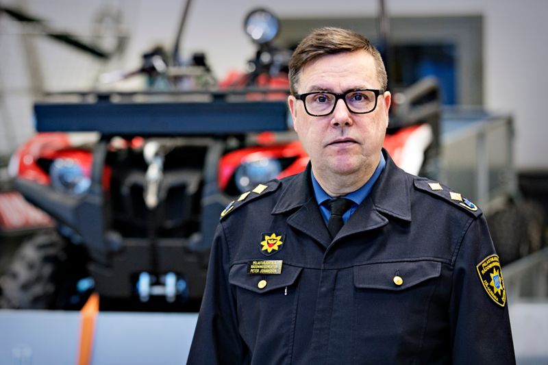 Räddningsdirektör Peter Johansson, Borgå.