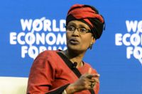 Winnie Byanyima, ledare för Unaids, FN:s program för att bekämpa hiv och aids. Arkivbild.