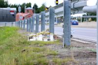 Bilen med det unga sällskapet hade färdats från Nyslott i västlig riktning.