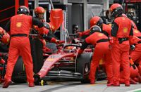 Ferraris däckstrategi var till slut en miss. 