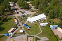 Så här såg området för Lappträsk parkfestival ut 2019.