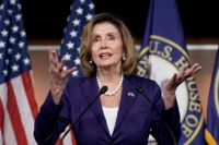 Representanthusets talman Nancy Pelosi. Arkivbild.