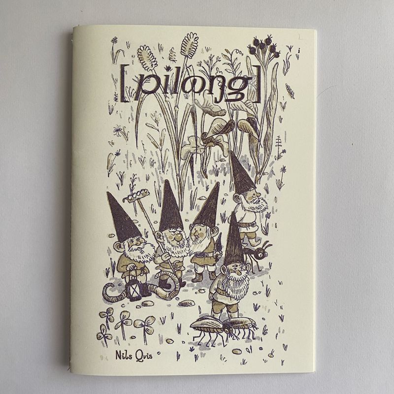 Illustratören Nils Qvis skapade ett trädgårdsmagasin för Pilungs första samling. Han är bosatt i Lovisa men uppvuxen i Österbotten.