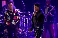  Justin Bieber uppträdde på Grammygalan i april.