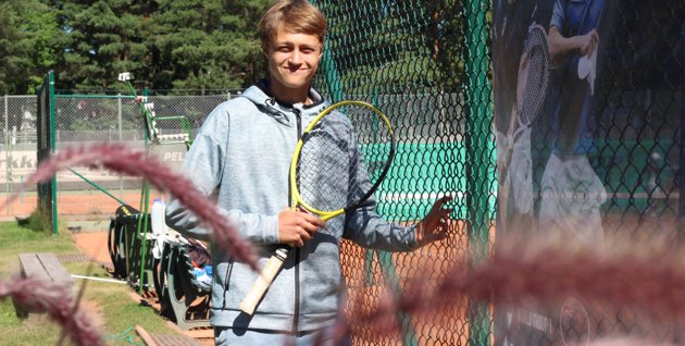 Egor Rybakov ser fram emot att börja studera vid Hangö gymnasiums tennislinje.