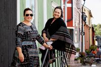 Pilvi Mölsä (till vänster) och Laura Pulkkinen ser fram emot årets Smaku.