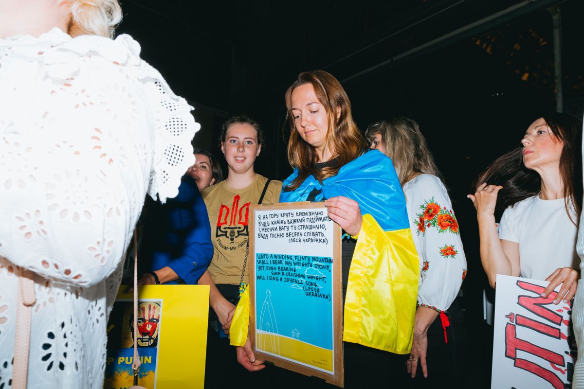 Helsinki Fashion Week hade stort fokus på ukrainska designers i år.