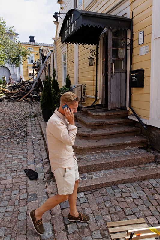 Det var mycket att stå i för Riku Stenros under torsdagen.