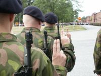 På lördag avlägger beväringarna krigsmannaed och -försäkran på Nylands brigad i Ekenäs.