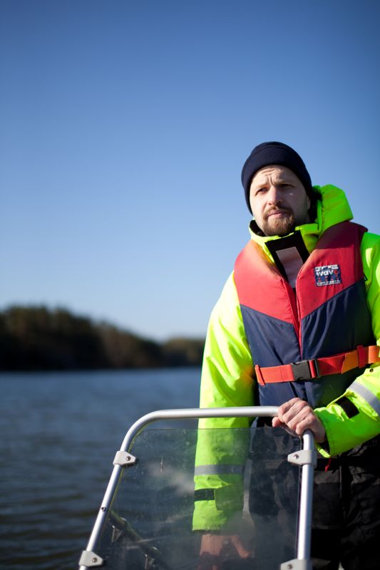 Tony Cederberg, amanuens vid Husö biologiska station.