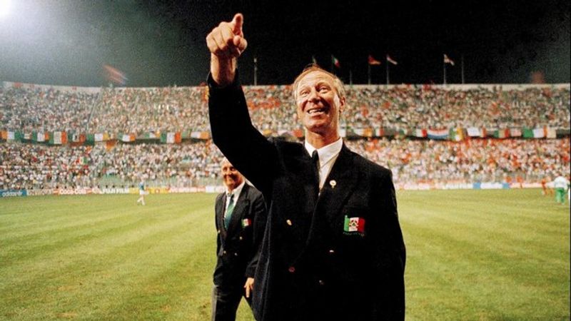 Jackie Charlton hade framgångar som irländsk förbundskapten.