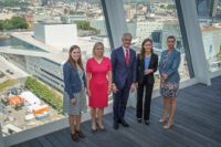 Norges statsminister Jonas Gahr Störe är värd för de nordiska statsministrarnas möte i Oslo. De möter också den tyske förbundskanslern Olaf Scholz.