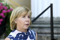Justitieminister och SFP:s ordförande Anna-Maja Henriksson.