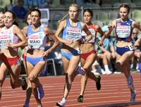 Nathalie Blomqvist gjorde en hyfsad EM-debut.