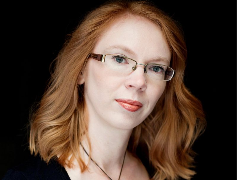 Maria Turtschaninoff läser ur boken Underfors på Amos Rex
