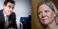 Ulf Kristersson, Moderaterna. Magdalena Andersson, Socialdemokraterna