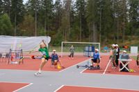 Emilia Karell i samband med SFIM på Åland för en vecka sedan. På fredagen tog hon junior-FM-guld i Vasa.