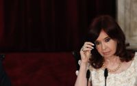 Argentinas vicepresident Cristina Kirchner anklagas för bland annat mutbrott. Arkivbild.