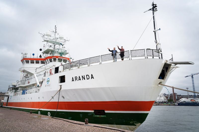 Forskningsfartyget Aranda besökte Helsingfors på Östersjödagen. Aranda sjösattes i Helsingfors i juni 1989 och är fortfarande i flitig användning.
